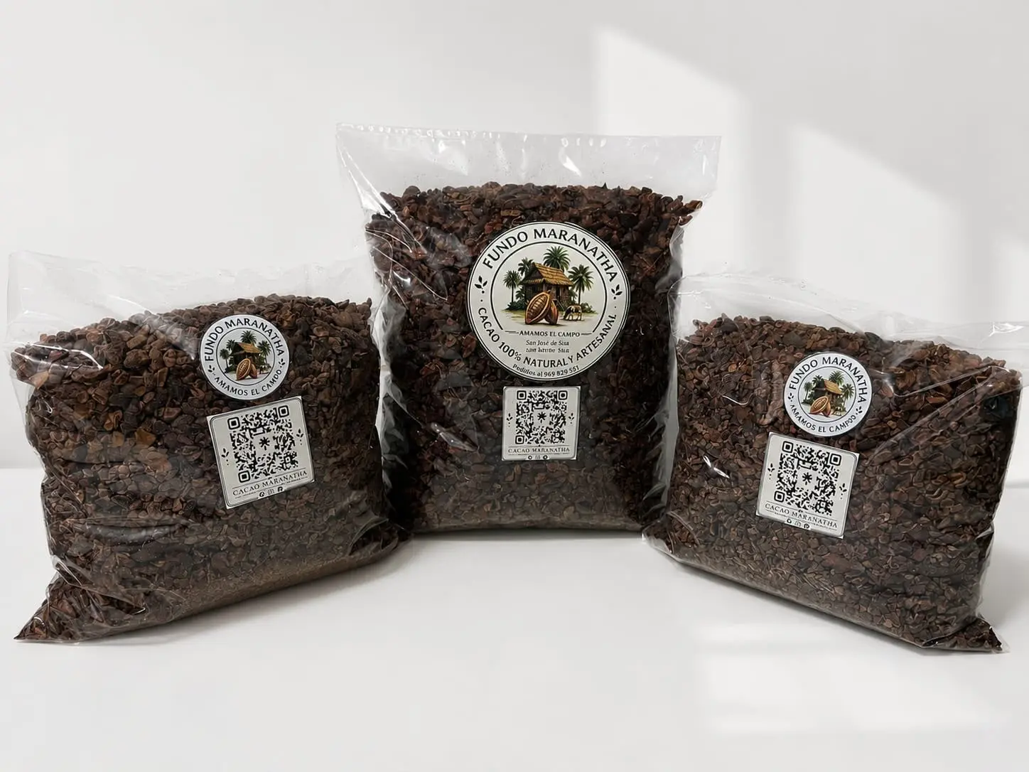 Nibs de cacao en diversas presentaciones – Fundo Maranatha