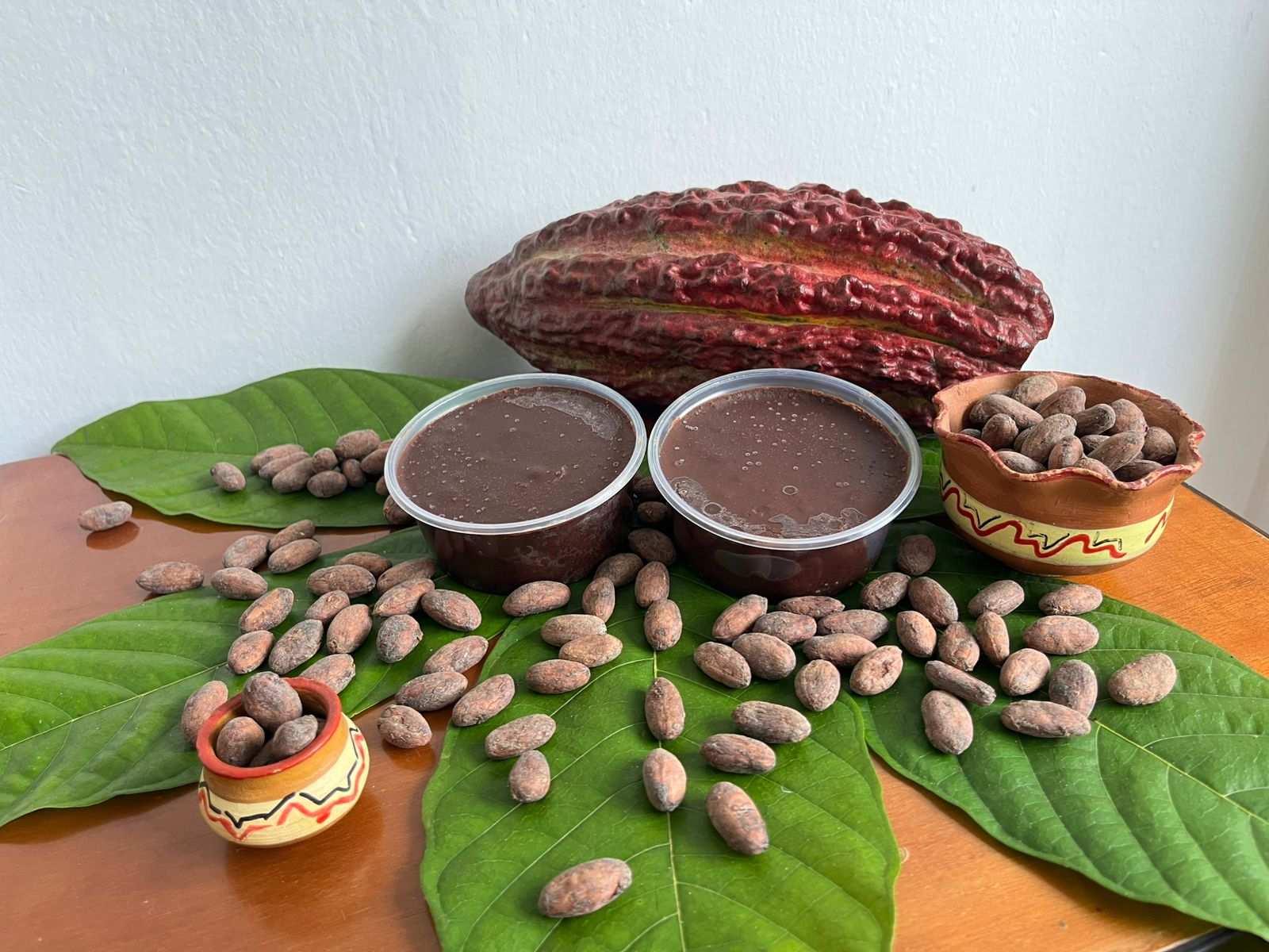 Pasta de cacao 100% puro, presentación 200 g – Fundo Maranatha